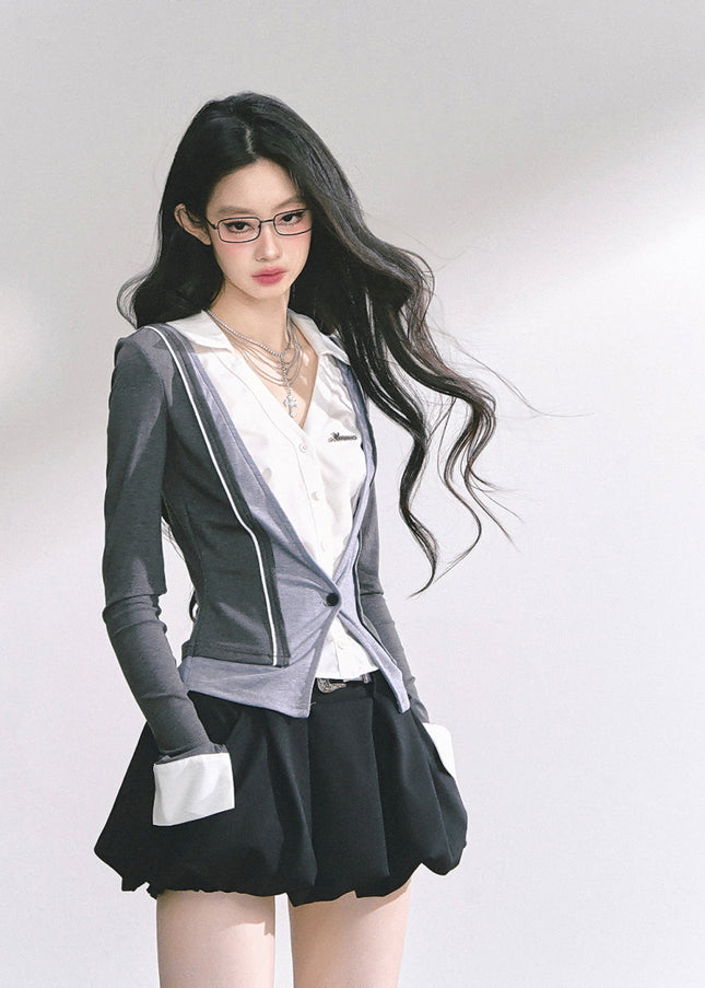 Smart Glow Shirt Cardigan