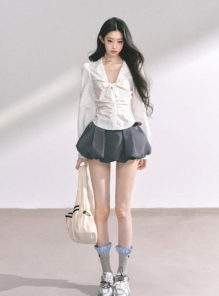 Pure Bow Blouse