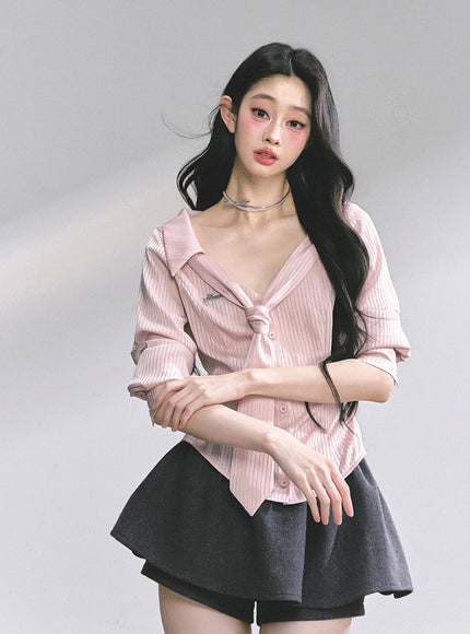 Knot Muse Pink Top