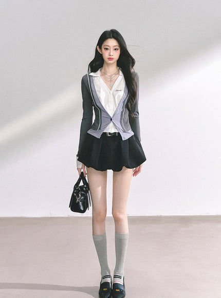 Smart Glow Shirt Cardigan