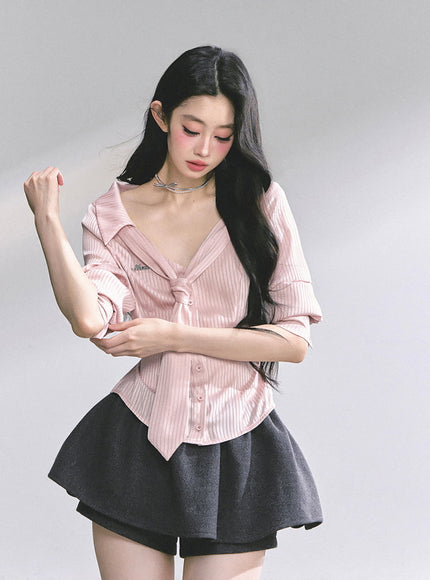 Knot Muse Pink Top