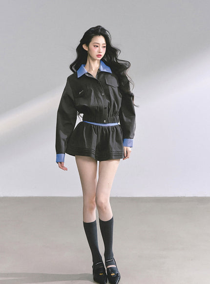 Contrast Collar Set