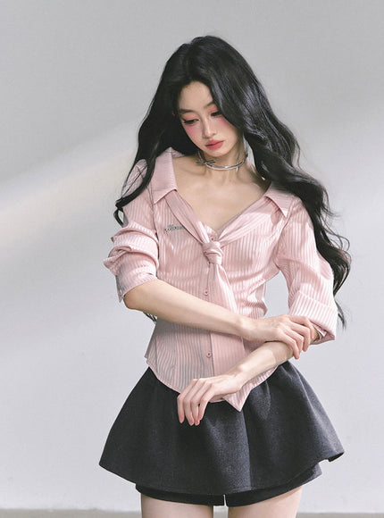 Knot Muse Pink Top
