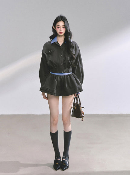 Contrast Collar Set