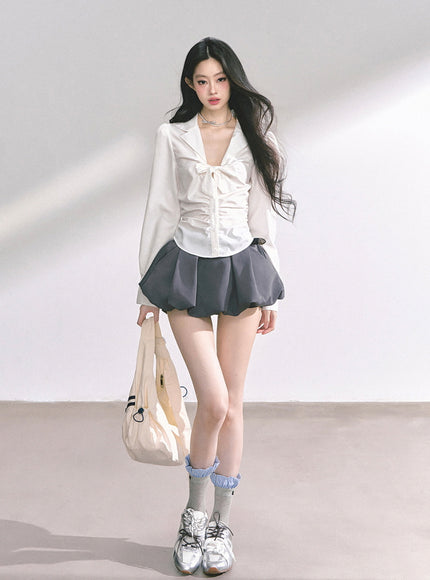 Pure Bow Blouse