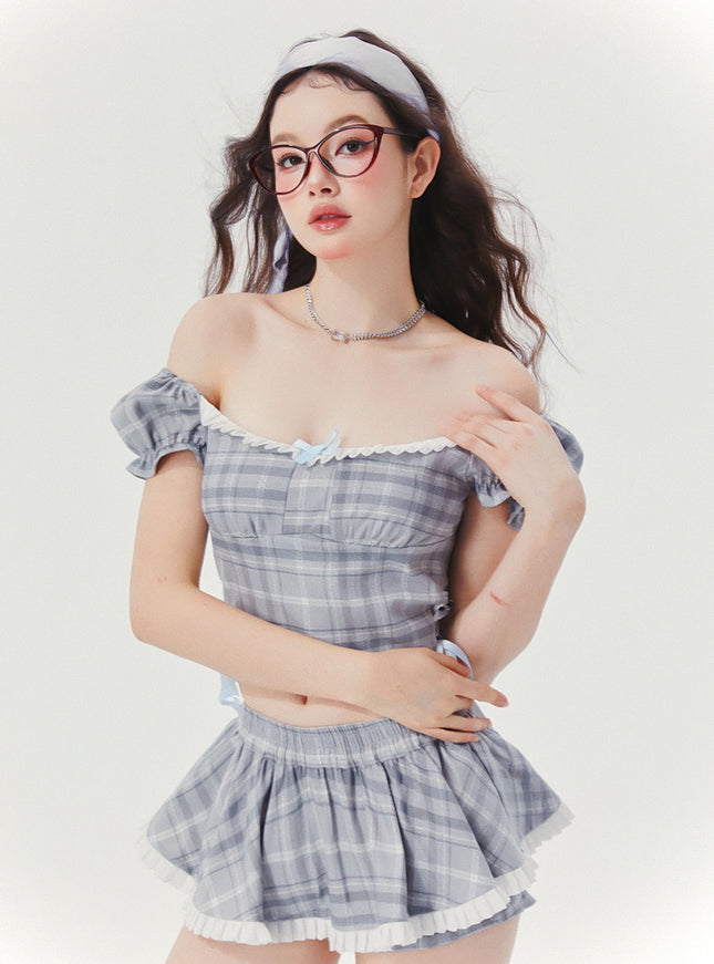 Plaid Crush Babydoll Set
