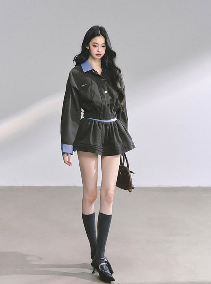 Contrast Collar Set