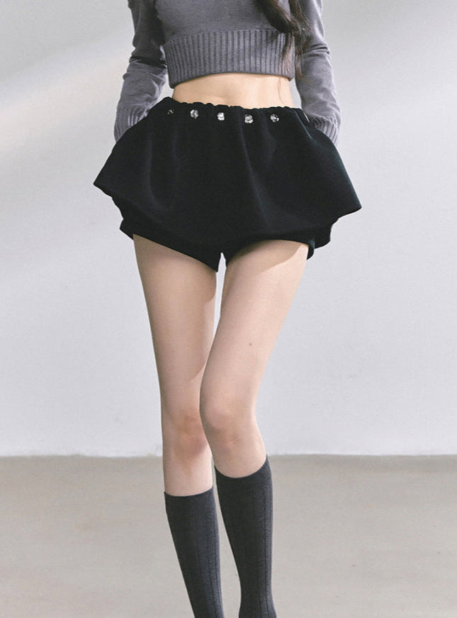 Preppy Black Skirt