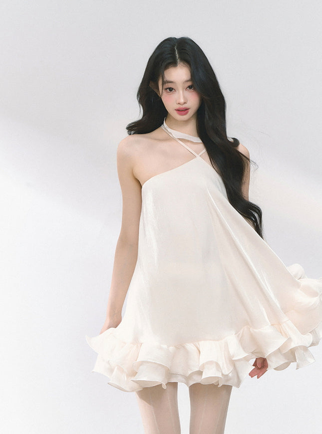 Pearl Rosett Ruffle Dress