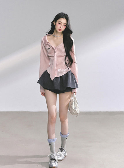 Knot Muse Pink Top