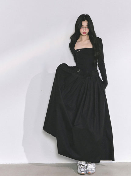 Timeless Black Maxi Dress