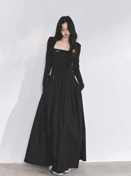 Timeless Black Maxi Dress