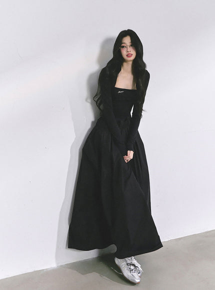 Timeless Black Maxi Dress