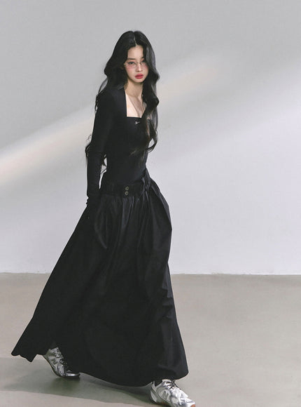 Timeless Black Maxi Dress