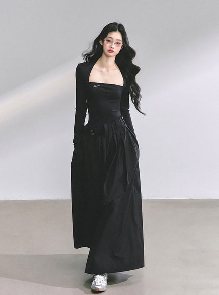 Timeless Black Maxi Dress