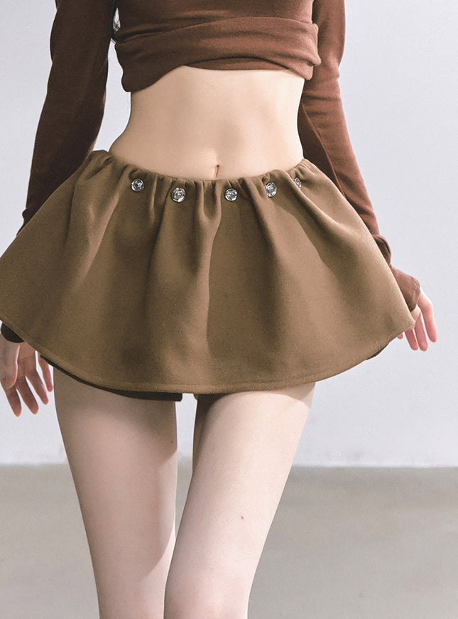 Preppy Brown Skirt
