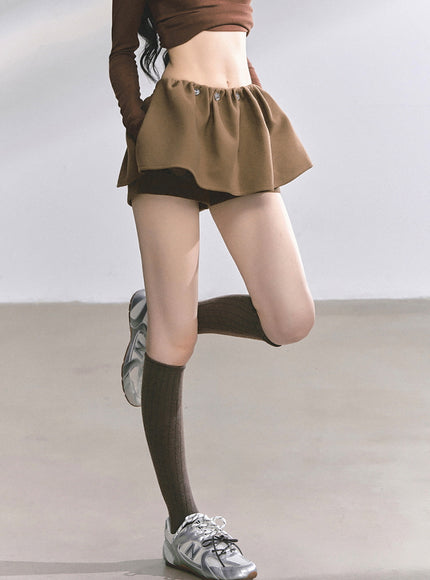 Preppy Brown Skirt