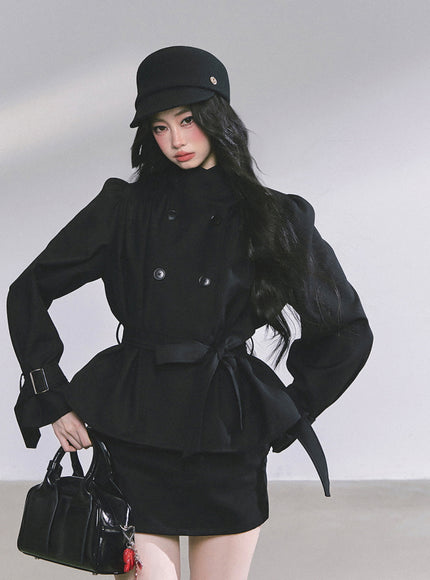 City Chic Ensemble Set - Black