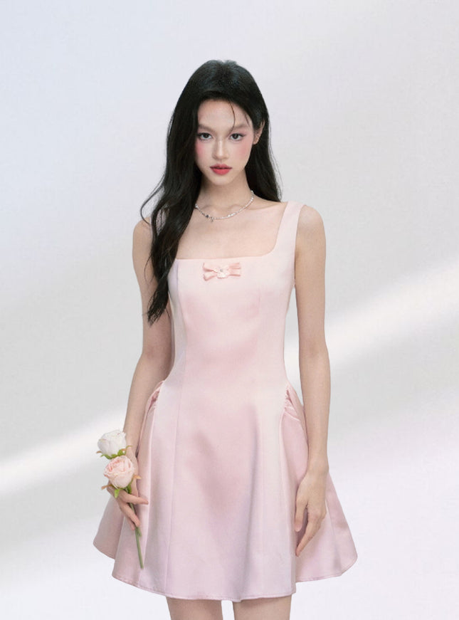 Darling Bow Mini Dress