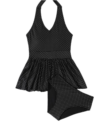 Dark Romance Dot Swimwear