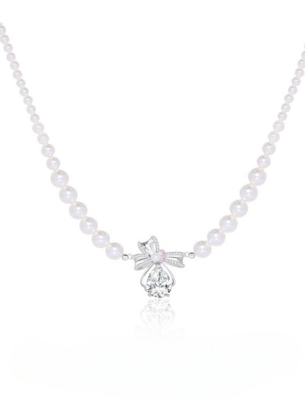 Romantic Pearl Pendant Necklace