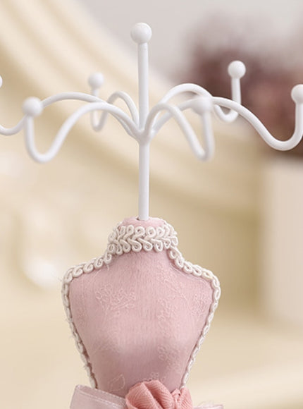 Ribbon Dress Mannequin Jewelry Stand