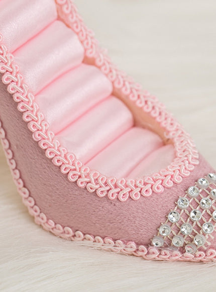 Velvet Princess Heel Ring Holder