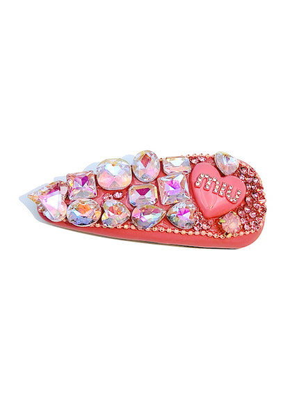 Kitsch Gem Heart Hair Clip