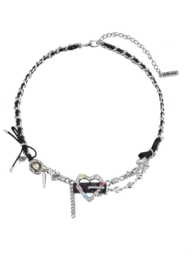 Prism Punk Chain Necklace/Prism Punk Earrings