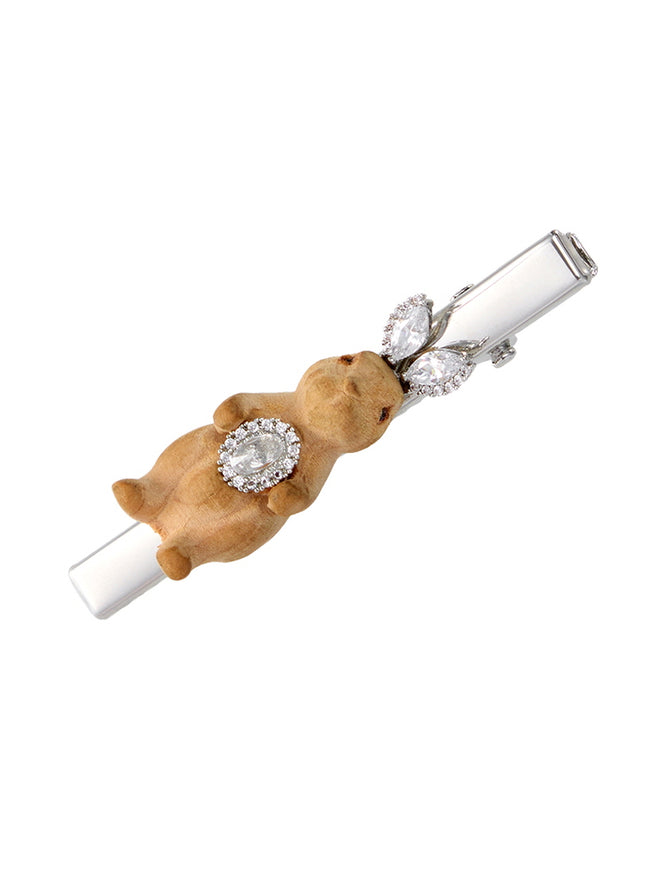 Crystal Bunny Hair Clip