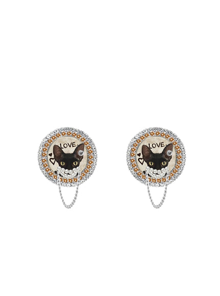 Love Hex Drop Earrings