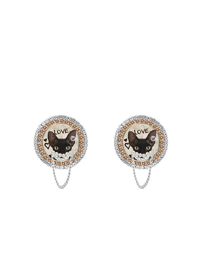 Love Hex Drop Earrings