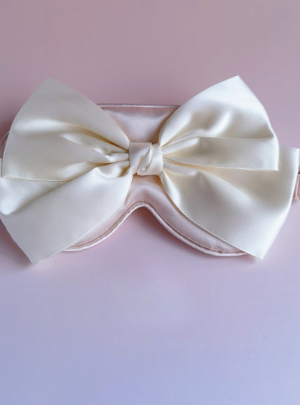Grande Bow Satin Eye Mask