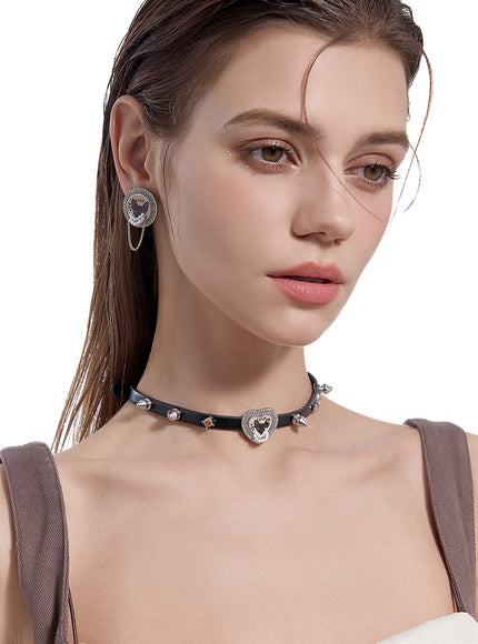 Love Hex Drop Earrings