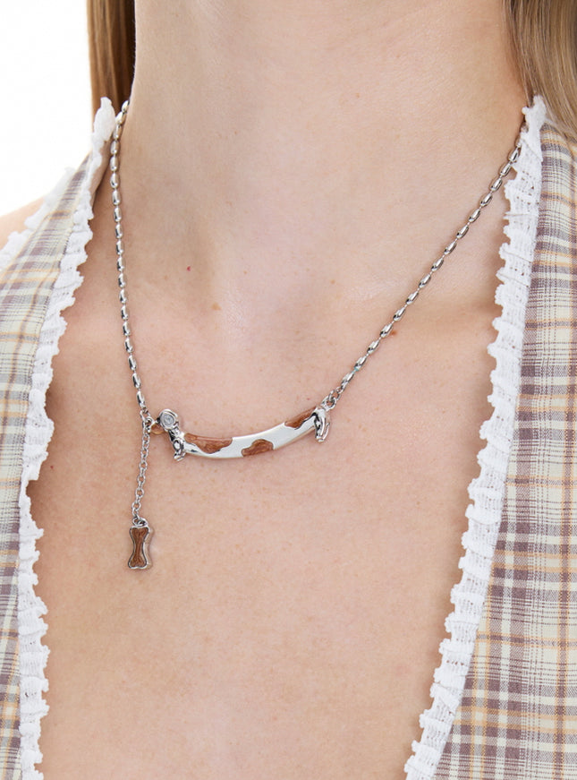 Dachshund Charm Collar Necklace