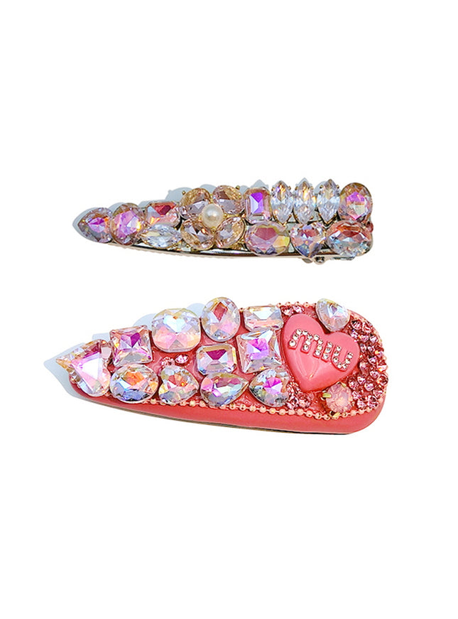Kitsch Gem Heart Hair Clip