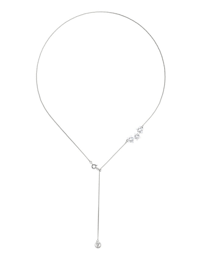 Petal Cluster Y-Drop Necklace