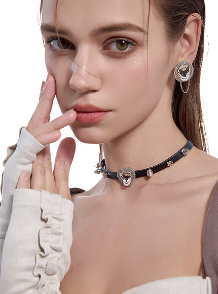 Love Hex Spike Choker