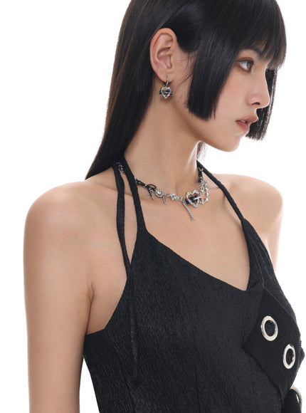 Prism Punk Chain Necklace/Prism Punk Earrings