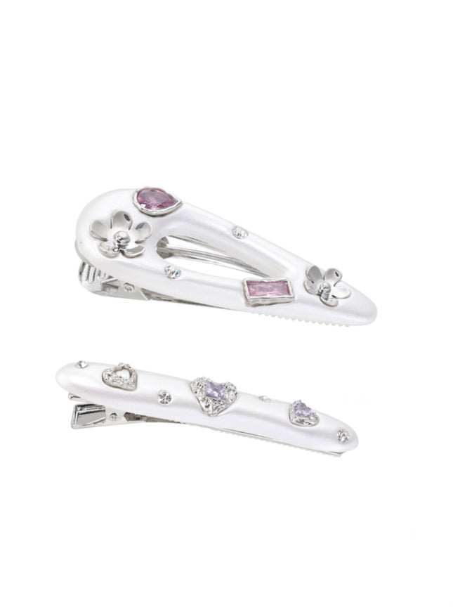 Crystal Bloom Hair Clip