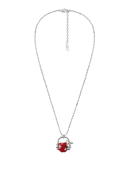 Beatcore Apple Pendant Necklace