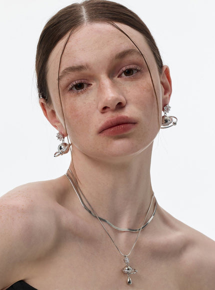 Nova Orbit Double Chain Necklace
