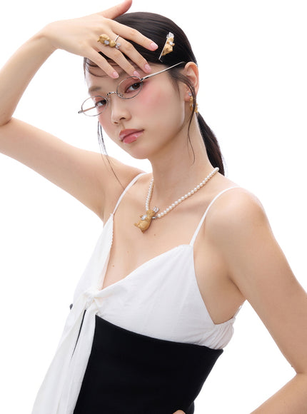 Crystal Bunny Drop Earrings
