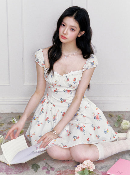 Floral Corset Mini Dress