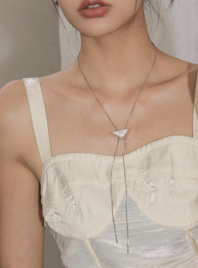 Prism Edge Slider Necklace