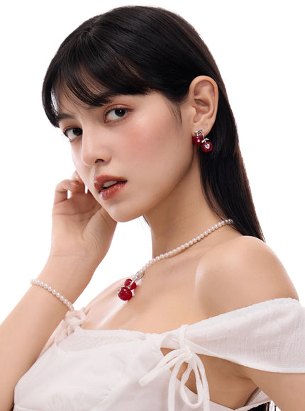Cherry Pendant Necklace