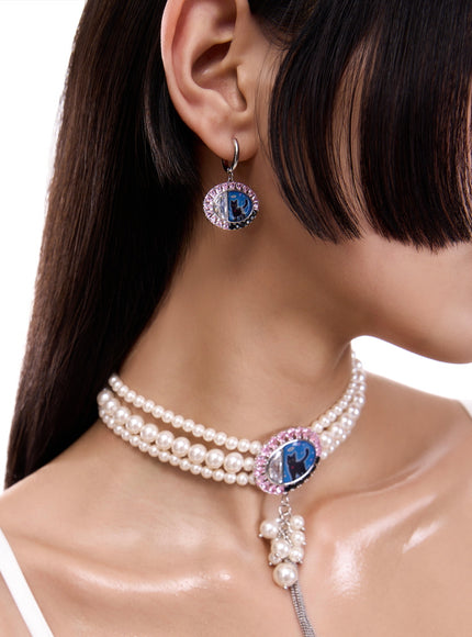 Royal Eclipse Drop Earrings