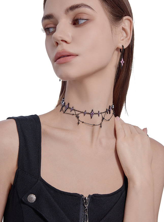 Nocturne Starfall Layered Choker