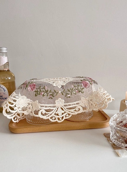 Lace Bloom Tray Mat
