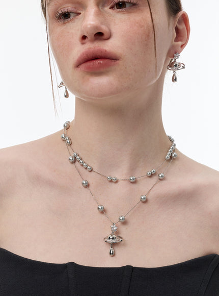 Nova Pearl Layered Necklace